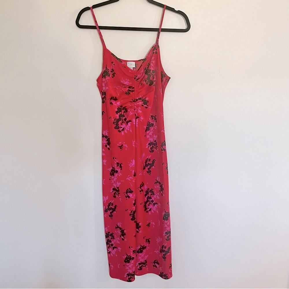A New Day Target Red Slip Midi Dress Small